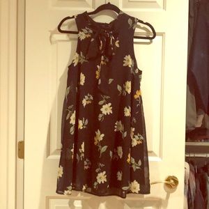 🌞Forever 21 Black floral dress🌞